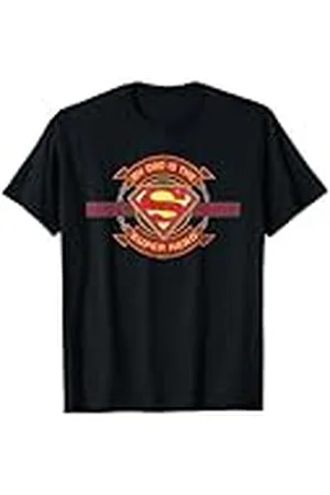 DC Comics Originals Superman DC Logo Día del Padre Mayor Papá Super Hero Camiseta