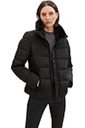 TOM TAILOR 1037564 Chaqueta, 14482-Deep Black, XXXL para Mujer
