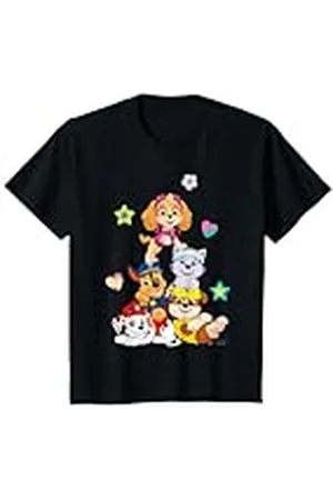 Paw Patrol Niños - Chase Marshall Rubble Skye Everest Camiseta
