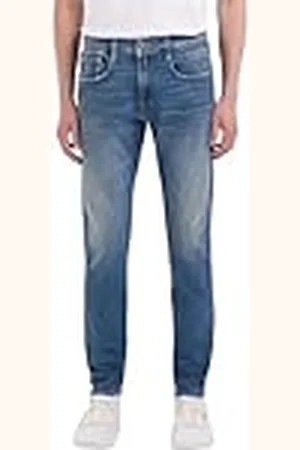 Replay Vaqueros elásticos para hombre, azul (Medium Blue 009), 33W / 32L