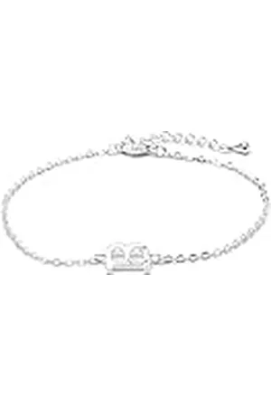 Luxenter Pulsera Alphabet acabado plata - Letra B