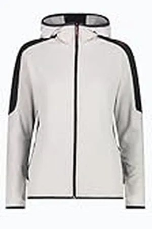 CMP Chaqueta de forro polar Grid Tech con capucha fija para mujer