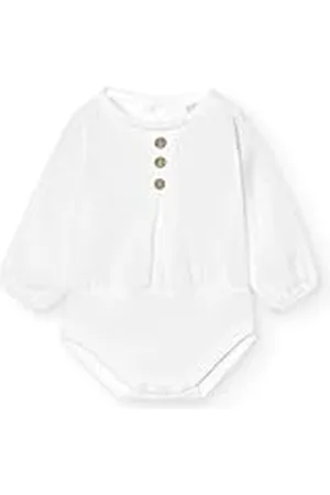 BABIDU Body Bebé Manga Larga Algodón 100%, Body Bebé Recien Nacido Tejido Bambula Suave Transpirable y Hipoalergénico Piel Sensible, Cierre con Botones, Ropa Bebé Niño y Niña Unisex, Básicos Invierno