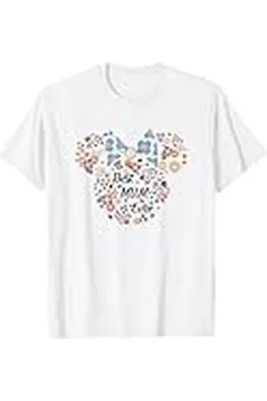 Disney Minnie Mouse Best Mum Ever Icon Flowers Mother’s Day Camiseta