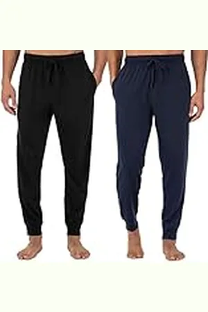 Fruit Of The Loom Pantalón de Dormir para Hombre (1 y 2 Paquetes) - Negro - Medium