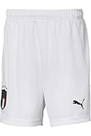 PUMA FIGC Home & Away Shorts Replica Jr Pantalones Cortos, Niños, White-Peacoat, 152