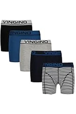 Vingino Boys-boxer-5pack Calzoncillo, , S para Niños