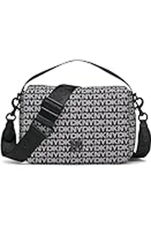 DKNY Jenny Flap Shoulder, 100% poliéster con Ribete de Poliuretano Mujeres