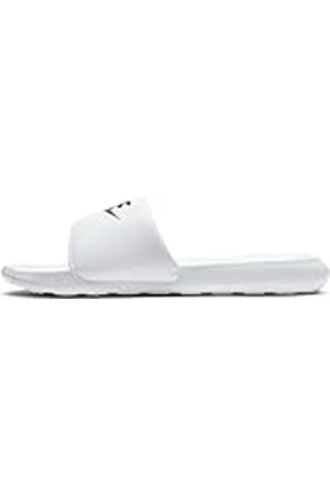 Nike Victori One, Chanclas Mujer, White/Black/White, 40.5 EU