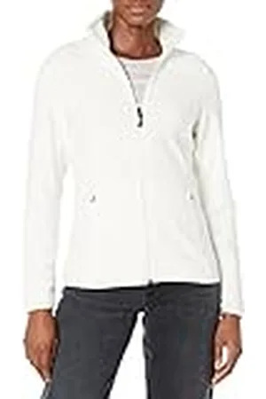 Amazon Chaqueta de Forro Polar Suave con Cremallera Completa y Corte clásico (Disponible en Tallas Grandes) Mujer, , M