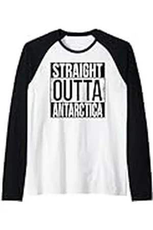 Straight Outta Words ANÁRTICA DE FUERA RECTA Camiseta Manga Raglan
