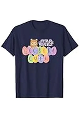 STAR WARS Easter Ewok Egg-Stra Cute Pastel Color Big Logo Camiseta