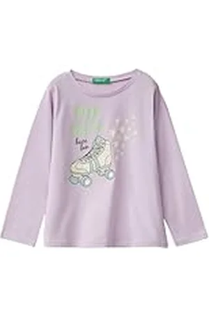 Benetton T-Shirt M/L 3096G10H1, Camiseta Niñas,