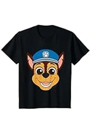 Paw Patrol Niños - Chase cabeza del personaje Camiseta
