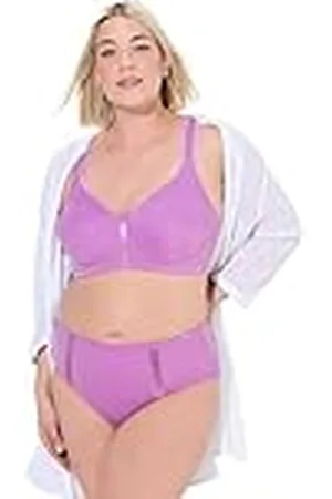 Ulla Popken Midislip, Mikrofaser, Satinstreifen Calzoncillo Midi, , 62-64 Mujeres