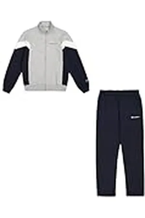 Champion Legacy Script Shop Color Block (220290) -Soft Compact Powerblend Fleece High-Neck Chándal Deportivo, , L para Hombre