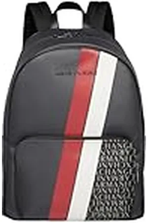 Armani Exchange Dylan, Essential, Stripe Detail, Hombres, ébano y Cardinal, Talla única