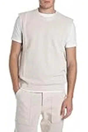Replay Uk4709 Chalecos suéteres, , L para Hombre