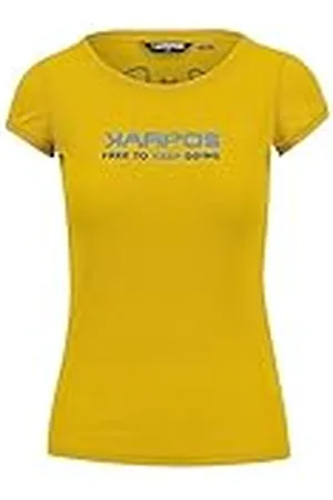 Karpos 2501104-034 Val FEDERIA W tee T-Shirt Mujer Lemon Curry Tamaño XS