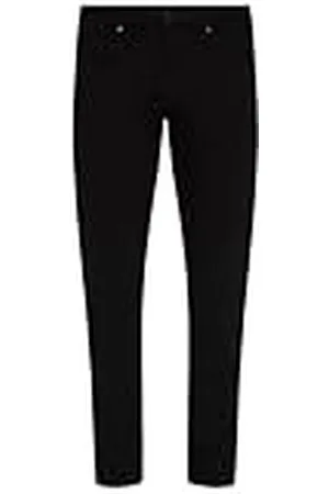 7 for all Mankind Slimmy Tapered Rinse Black Jeans, , 30W Hombres