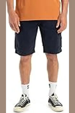 Quiksilver Crucial Battle Cargo Pantalones Cortos, Hombres, 33