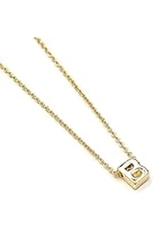 Luxenter Collar Alphabet acabado oro 18k - Letra B