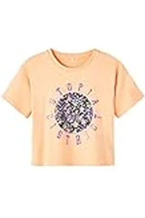 NAME IT Nkfbolette SS Loose-Camiseta de Manga Corta, , 122 cm-128 cm para Niñas