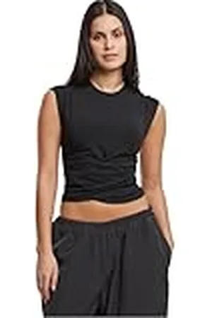 Urban classics Tb7450-ladies Cropped Wrapped Top Camiseta, , 5XL Mujeres