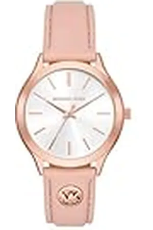 Michael Kors Reloj Analógico para Mujeres de Cuarzo con Correa en Cuero MK7545