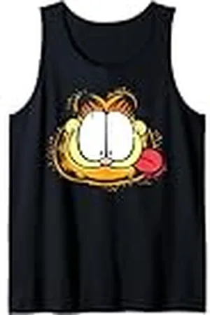 Garfield Garfiled - Cara de personaje gato Camiseta sin Mangas