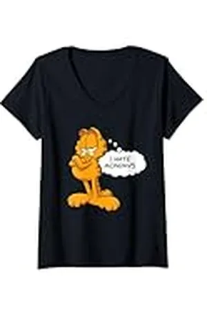 Garfield Mujer Garfiled - Odio los lunes Camiseta Cuello V