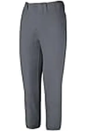 Mizuno Pantalón de softbol para Mujer con cinturón de Talle bajo, Color Gris Oscuro