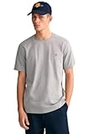 GANT Reg Shield SS T-Shirt Camiseta, , XL para Hombre