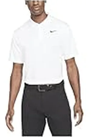 Nike Dri-Fit Victory DH0822-100 - Polo de Golf para Hombre, Color Blanco/Negro