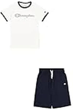 Champion Legacy Boy-Graphic Crewneck Set with Large Print Conjunto, , 15-16 Años para Niños