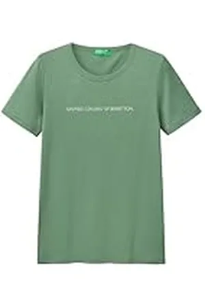 Benetton T-Shirt 3ga2e16a2 Camiseta, , L Mujeres