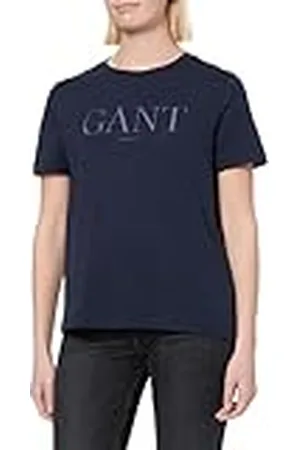 GANT Reg Tonal Graphic SS T-Shirt Camiseta, , XL Mujeres