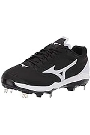 Mizuno Zapato de Softbol Cleat Mujer, Negro/Blanco, 41 EU