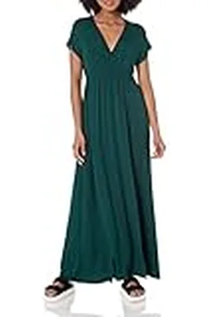 Amazon Vestido Entallado Largo (Talla Grande Disponible) Mujer, , L