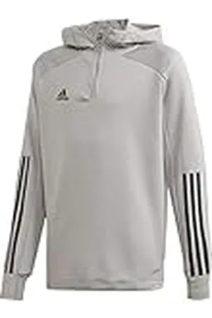 adidas CON20 TK Hood Y Sweatshirt, Unisex-Child, , 5-6Y