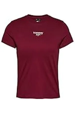 Tommy Hilfiger Camiseta de Manga Corta Mujer Slim Logo Cuello Redondo, , 6XL
