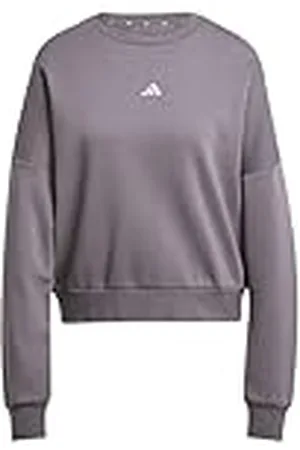 adidas Mujer Essentials Small Logo Feel Cozy Relaxed FIT Sweatshirt, , M