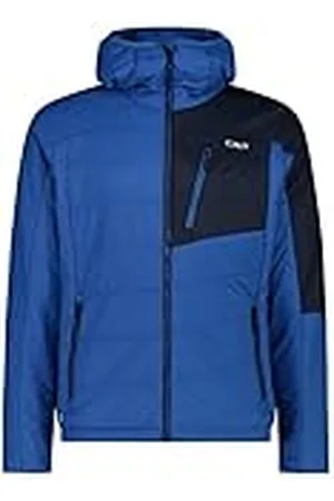 CMP Chaqueta de nailon con capucha fija para hombre, color , 52