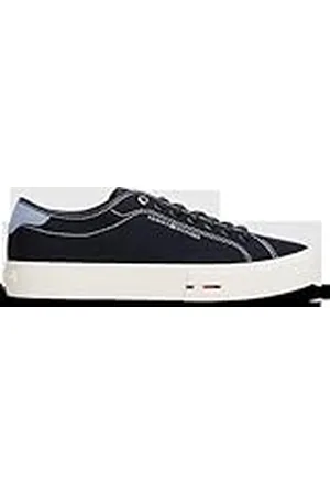 Tommy Hilfiger TH Hi Vulc Street Canvas Fm0fm05515, Parte Superior Baja Hombre, Blue (Desert Sky), 44.5 EU