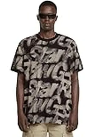 G-Star Para Hombre Camiseta Sprayed Letters Loose, , XXL