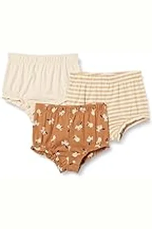 Amazon Pantalones Cortos Bombachos de algodón Bebé Niña, Pack de 3, , 18 Meses
