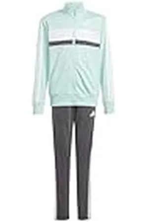 adidas Unisex niños SEASONAL ESSENTIALS TIBERIO 3 STRIPES TRICOT TRACKSUIT, , 15-16 Years