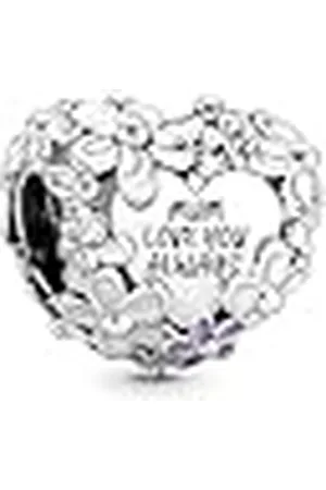 PANDORA Charm 791155C01 Corazón margarita Mamá