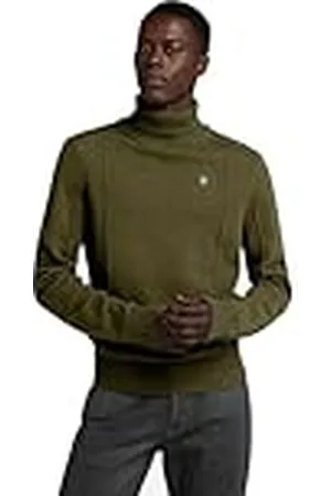 G-Star Para Hombre Jersey Structure Turtle Knitted, Verde (dark olive D23937-D447-C744), M