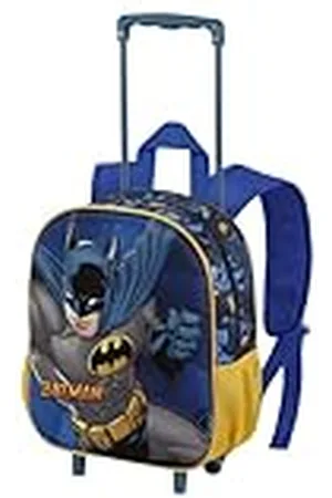 DC Comics Originals Batman-Mochila 3D con Ruedas Pequeña, 26 x 34 cm, Capacidad 12,5 L